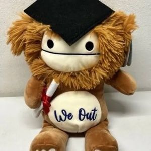 Squishmallow Graduation Benny the Bigfoot Official Kelleytoy brand new with tags